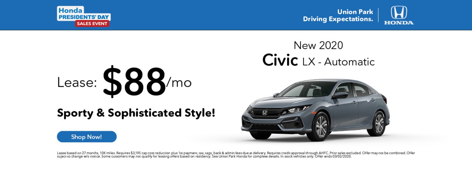 Union Park Honda New & Used Honda Dealer in Wilmington