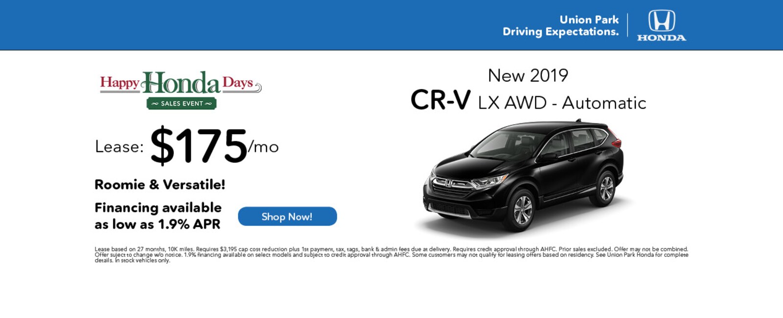 Wilmington Union Park Honda New & Used Honda Cars