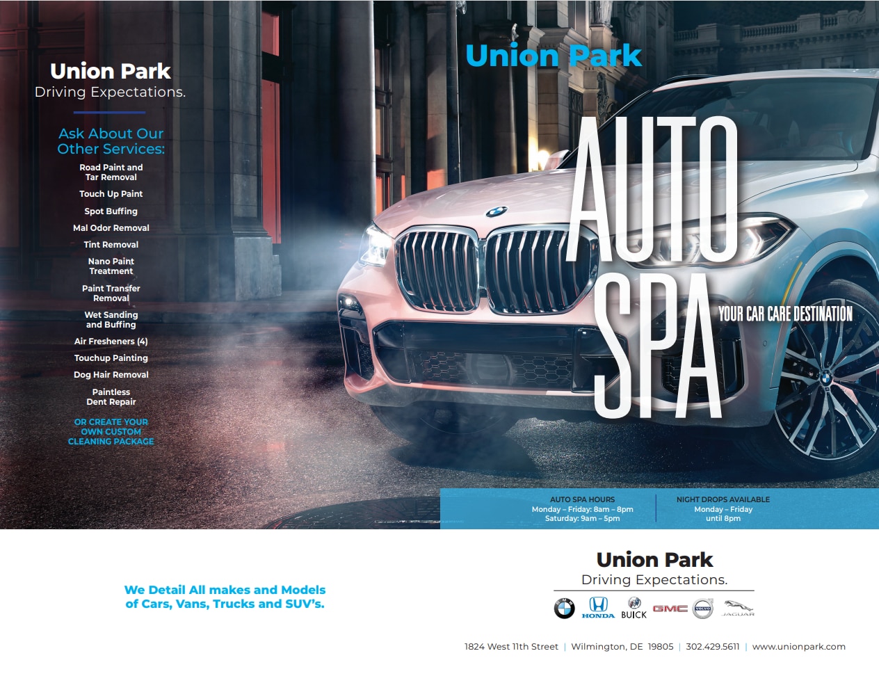 Union Park Auto Spa Services