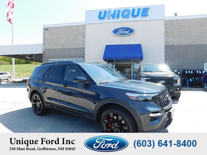 Used 2022 Ford Explorer ST with VIN 1FM5K8GC0NGB54572 for sale in Goffstown, NH