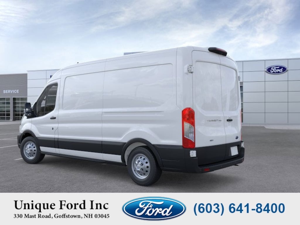 New 2025 Ford Transit Cargo Van T-250 148 Med Rf 9070 GVWR AWD Commercial Van