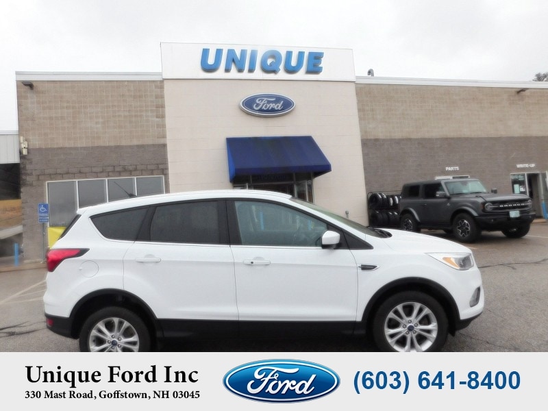 Used 2019 Ford Escape SE with VIN 1FMCU9GD5KUB44729 for sale in Goffstown, NH