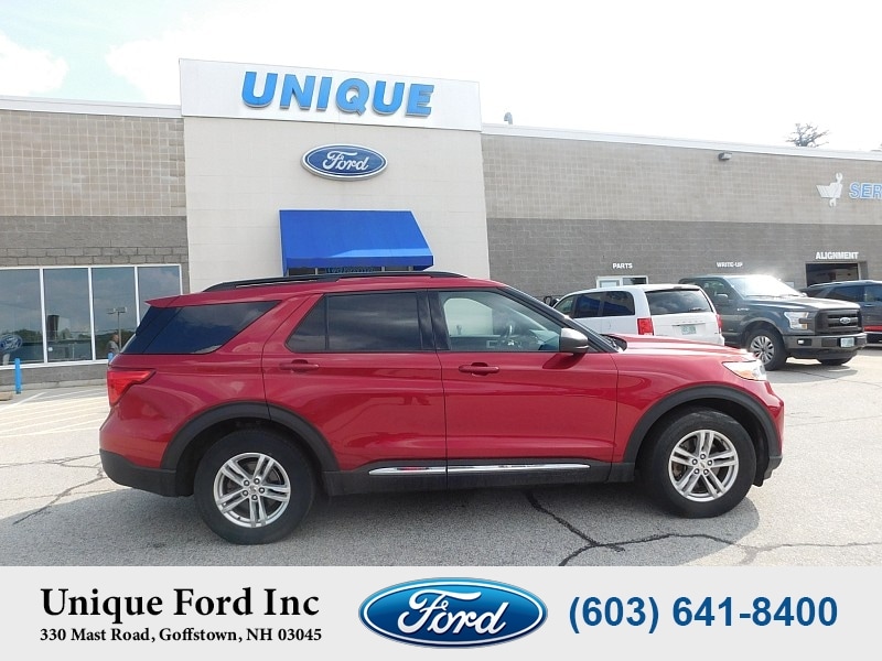 Used 2020 Ford Explorer XLT with VIN 1FMSK8DH9LGB59348 for sale in Goffstown, NH