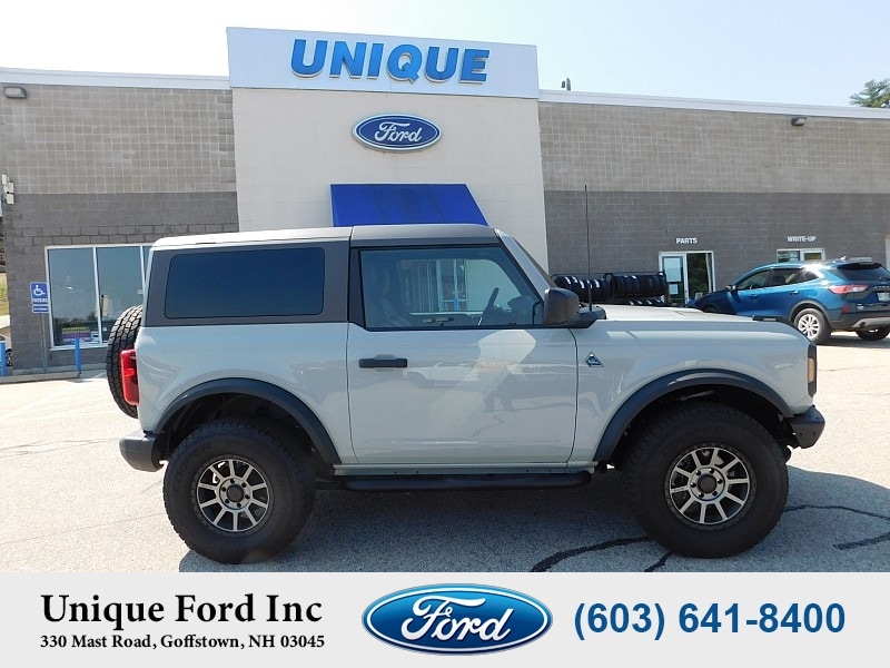 Used 2022 Ford Bronco 2-Door Black Diamond with VIN 1FMDE5AH6NLB05096 for sale in Goffstown, NH