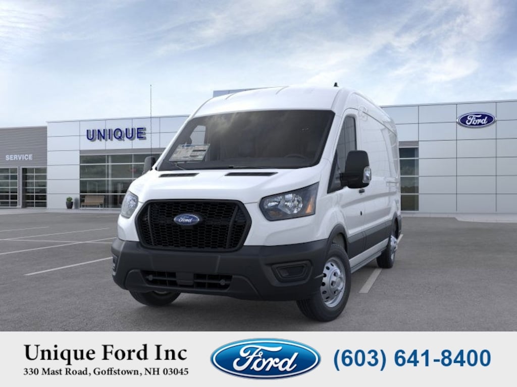 New 2025 Ford Transit Cargo Van T-250 148 Med Rf 9070 GVWR AWD Commercial Van