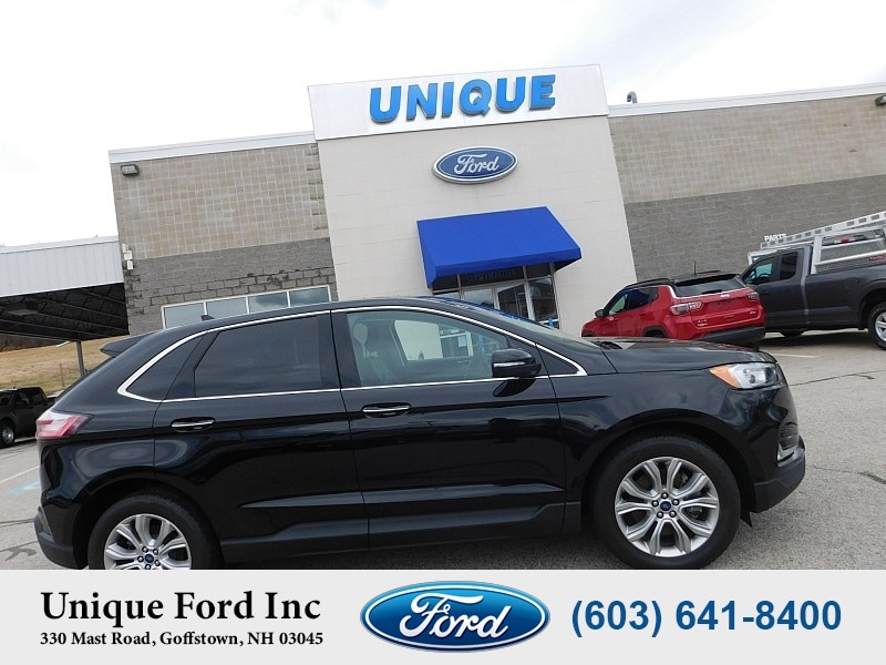 Used 2019 Ford Edge Titanium with VIN 2FMPK4K92KBC13492 for sale in Goffstown, NH