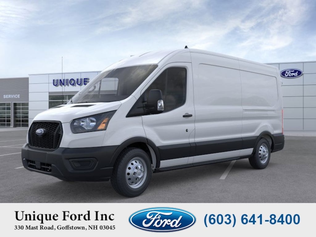 New 2025 Ford Transit Cargo Van T-250 148 Med Rf 9070 GVWR AWD Commercial Van