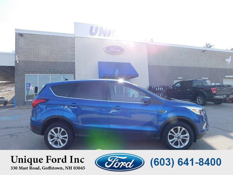 Used 2019 Ford Escape SE with VIN 1FMCU9GD9KUA83983 for sale in Goffstown, NH