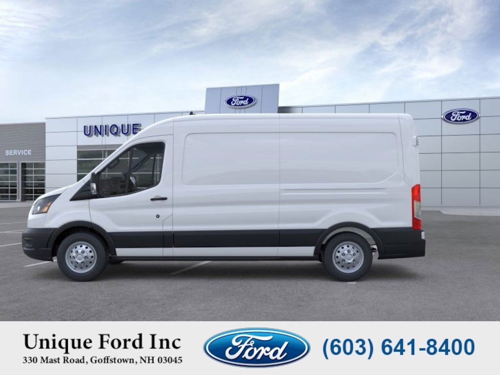 New 2025 Ford Transit Cargo Van T-250 148 Med Rf 9070 GVWR AWD Commercial Van
