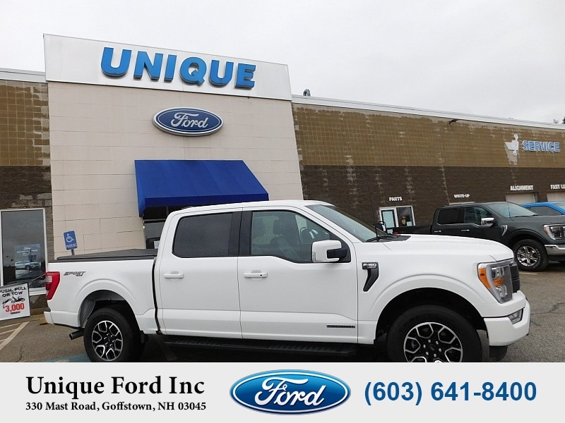 Used 2023 Ford F-150 Lariat with VIN 1FTFW1ED3PFA08014 for sale in Goffstown, NH