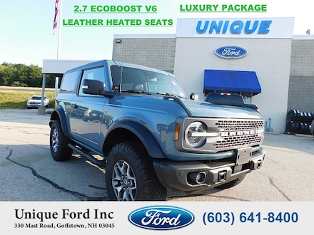 2022 Ford Bronco Badlands 2 Door Advanced 4x4 Full Size SUV