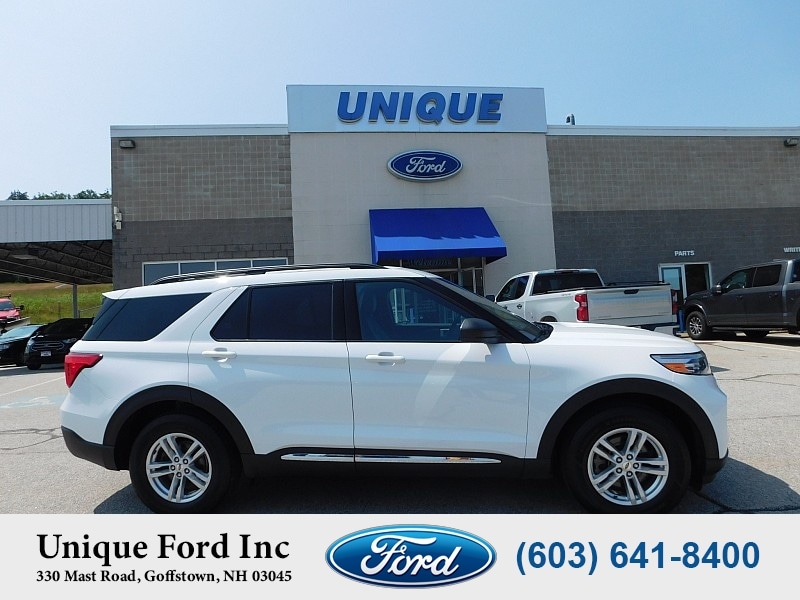 Used 2020 Ford Explorer XLT with VIN 1FMSK8DH7LGB44377 for sale in Goffstown, NH