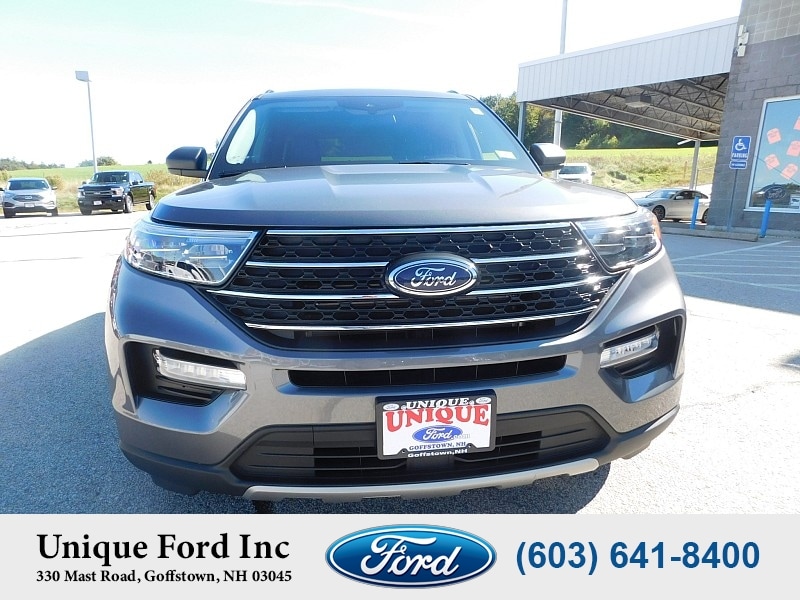 Used 2022 Ford Explorer XLT with VIN 1FMSK8DH0NGA79858 for sale in Goffstown, NH