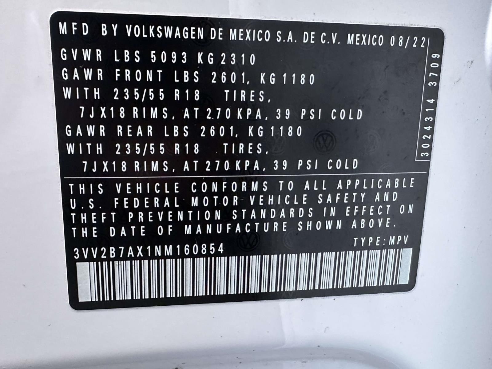 2022 Volkswagen Tiguan SE - Photo 33