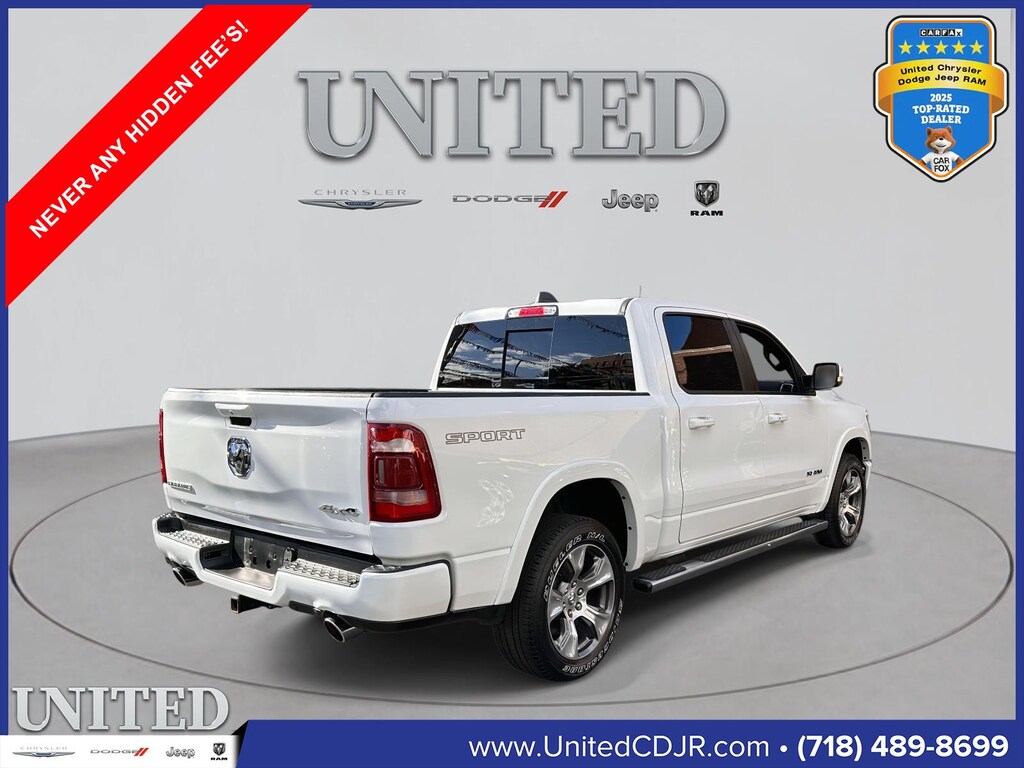 Used 2021 Ram 1500 Laramie 4x4 Crew Cab 57 Box Truck Crew Cab