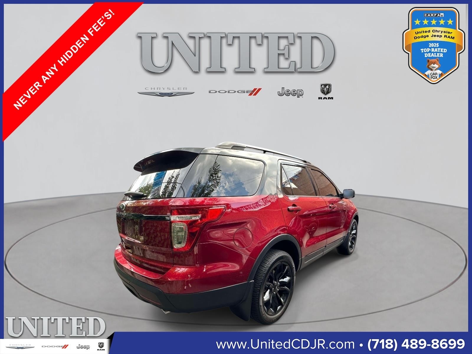 Used 2013 Ford Explorer XLT with VIN 1FM5K8D80DGA65020 for sale in Brooklyn, NY