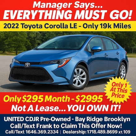 2022 Toyota Corolla LE Sedan