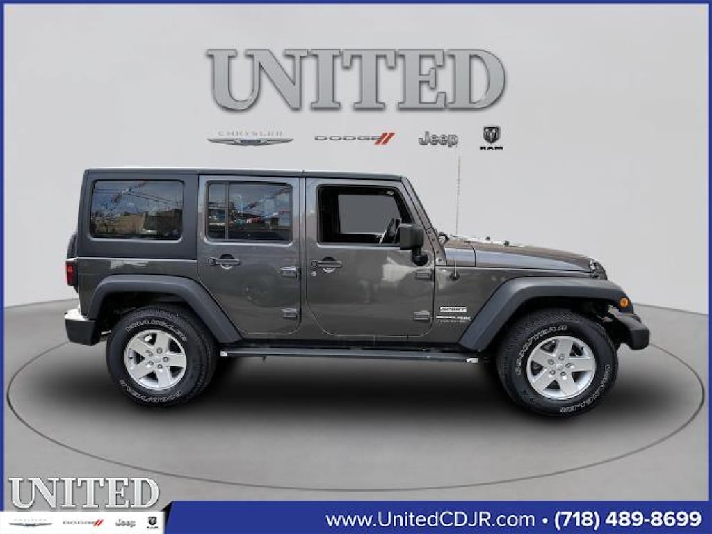 Used 2018 Jeep Wrangler JK Unlimited Sport S SUV