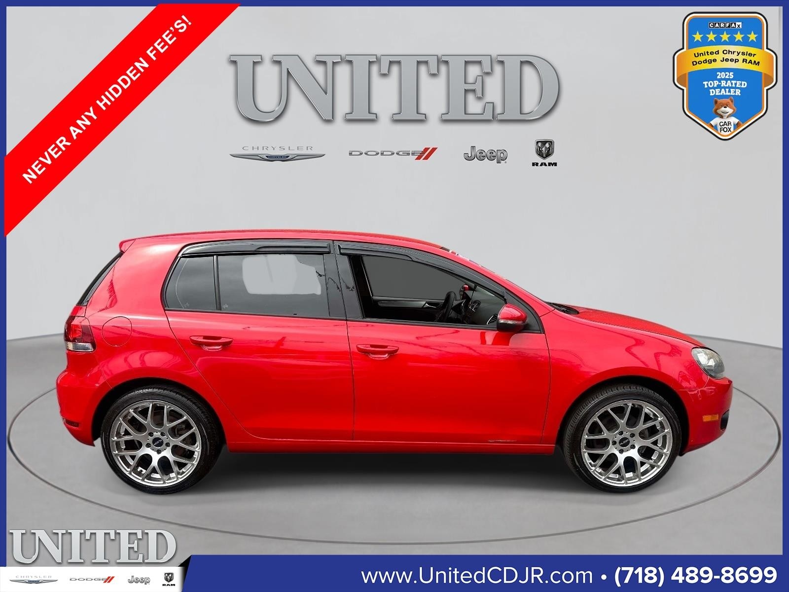 Used 2012 Volkswagen Golf Base with VIN WVWDB7AJ4CW299683 for sale in Brooklyn, NY