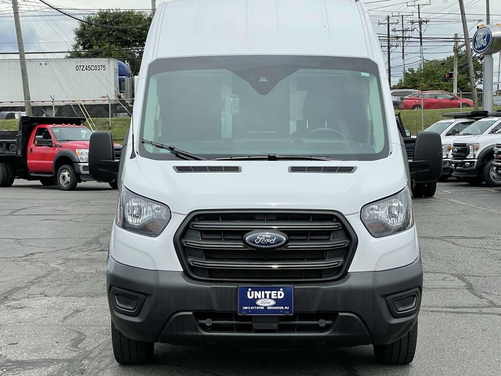 Used 2020 Ford Transit Cargo Van T-350 148 EL Hi Rf 9500 GVWR RWD Van High Roof Ext. Van