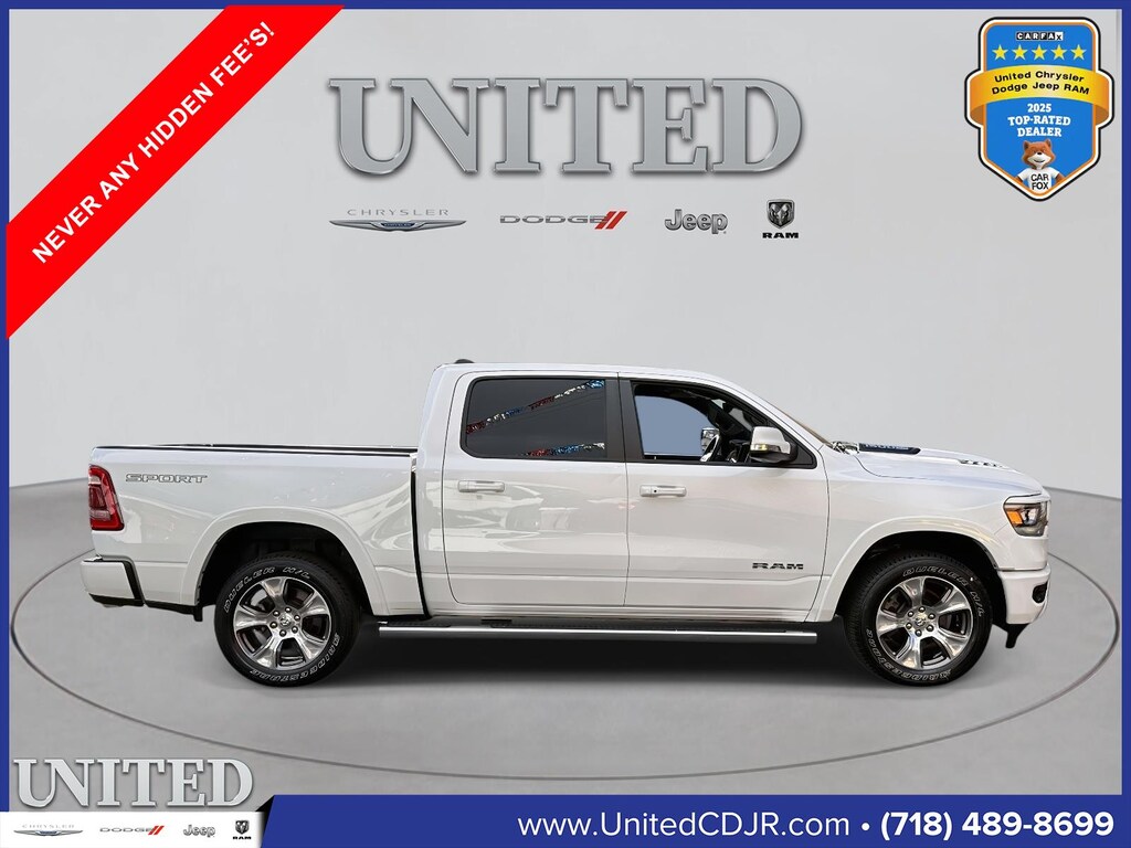 Used 2021 Ram 1500 Laramie 4x4 Crew Cab 57 Box Truck Crew Cab