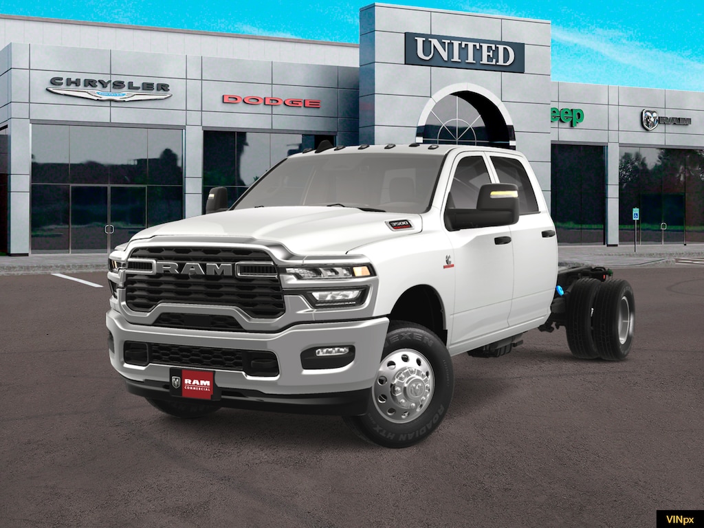 New 2025 Ram 3500 Chassis Cab 3500 TRADESMAN CREW CAB CHASSIS 4X4 60' CA Pickup