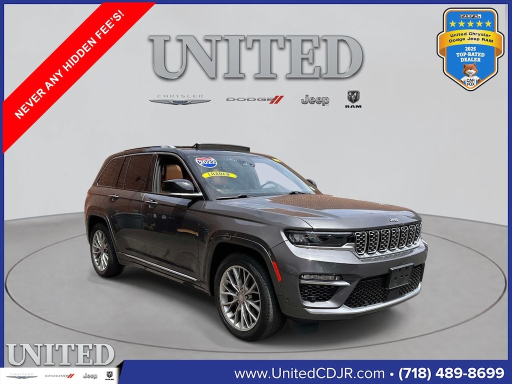 Used 2022 Jeep Grand Cherokee Summit SUV