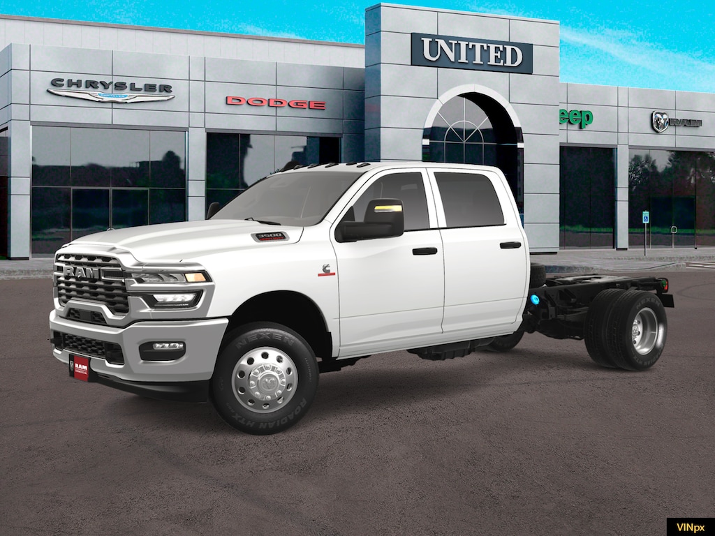 New 2025 Ram 3500 Chassis Cab 3500 TRADESMAN CREW CAB CHASSIS 4X4 60' CA Pickup