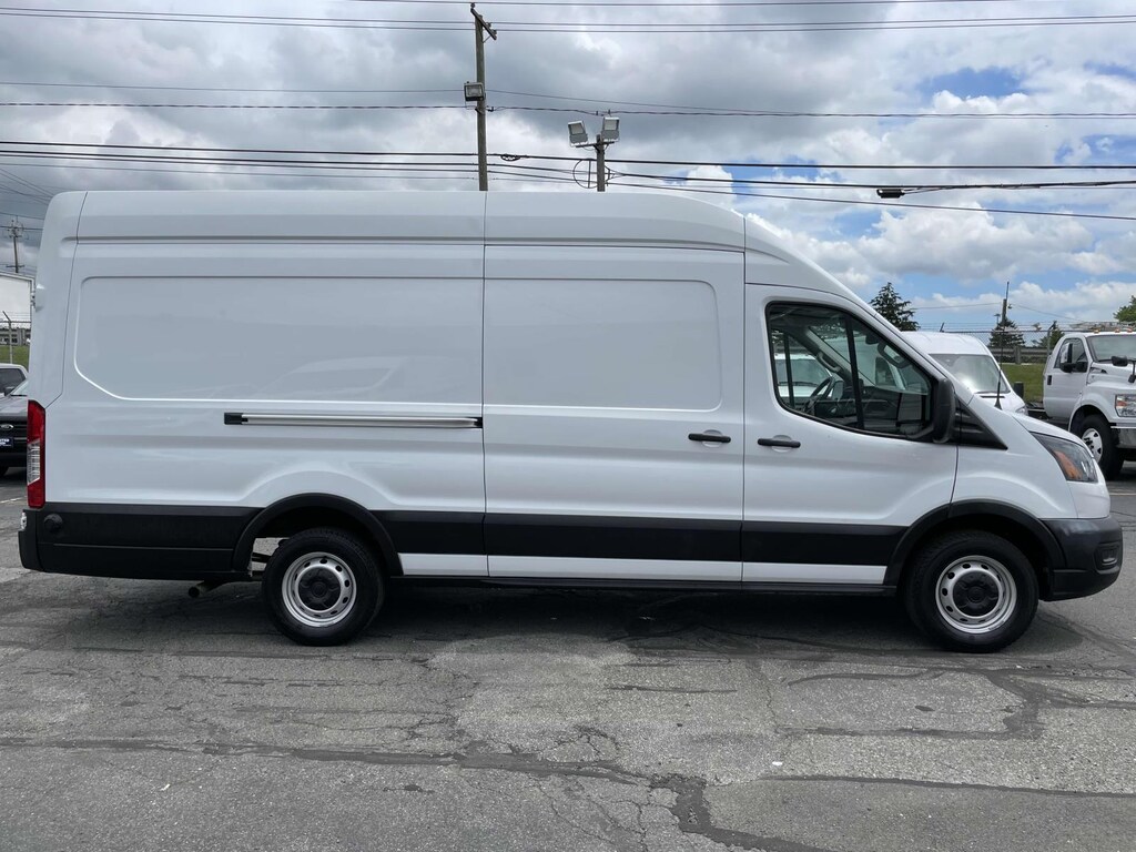 Used 2020 Ford Transit Cargo Van T-350 148 EL Hi Rf 9500 GVWR RWD Van High Roof Ext. Van