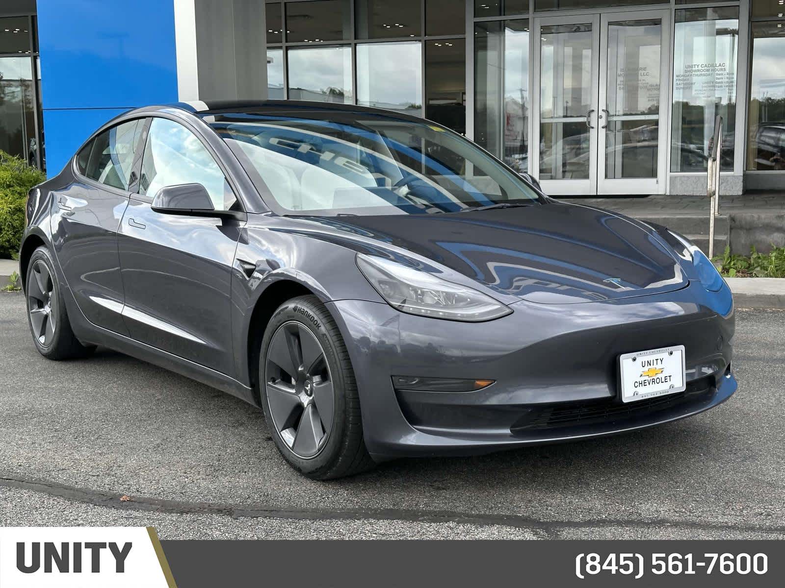 Used 2023 Tesla Model 3 Base with VIN 5YJ3E1EA0PF624799 for sale in Newburgh, NY