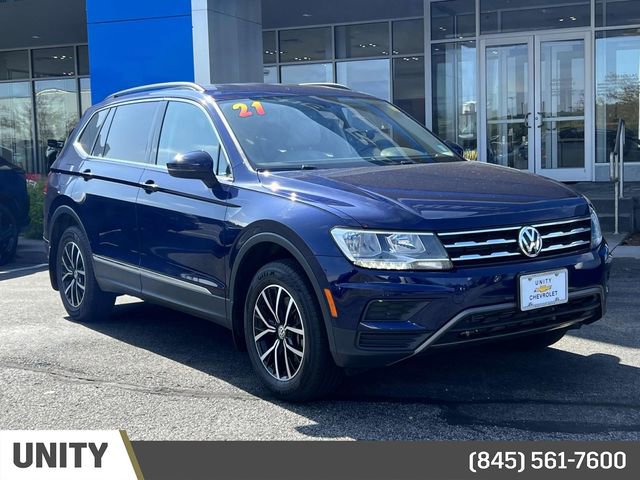 Used 2021 Volkswagen Tiguan SE with VIN 3VV2B7AX0MM153375 for sale in Newburgh, NY