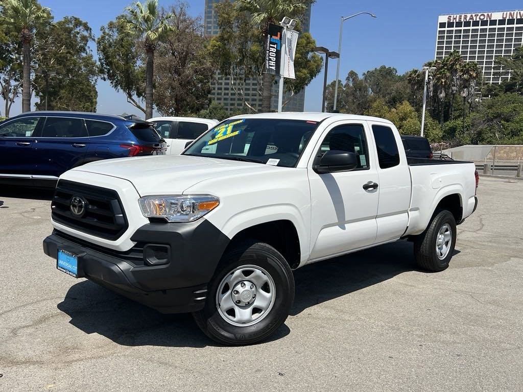 Used 2021 Toyota Tacoma SR with VIN 3TYRX5GN1MT018029 for sale in Los Angeles, CA