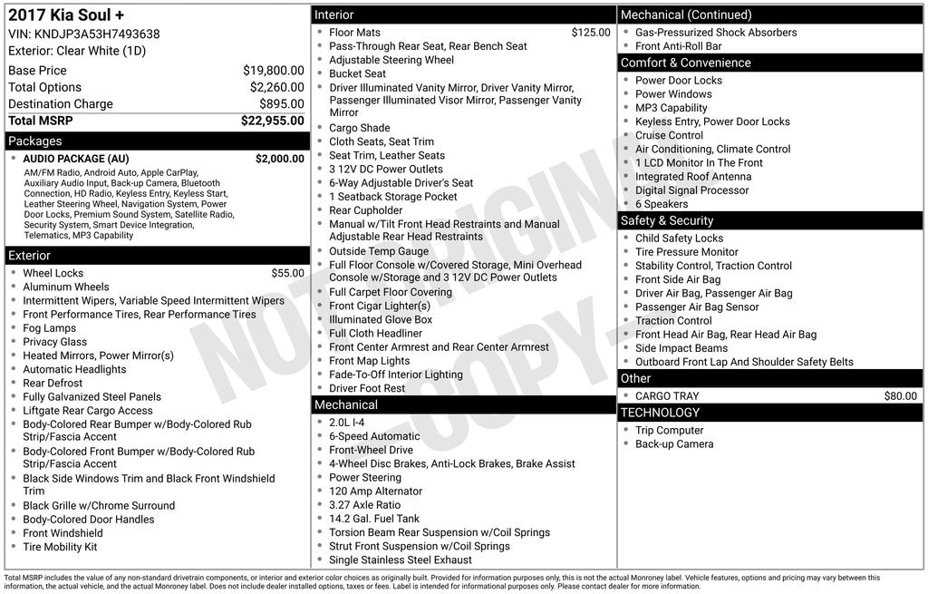 Used 2017 Kia Soul + Hatchback