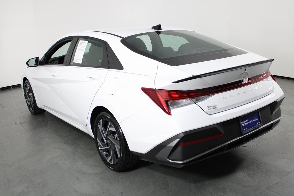 Certified 2025 Hyundai Elantra Hybrid SEL Sport Sedan