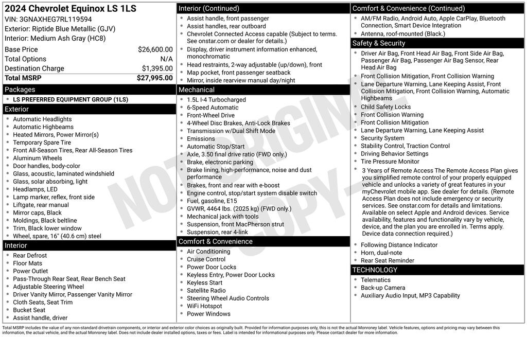 Used 2024 Chevrolet Equinox LS w/1LS SUV