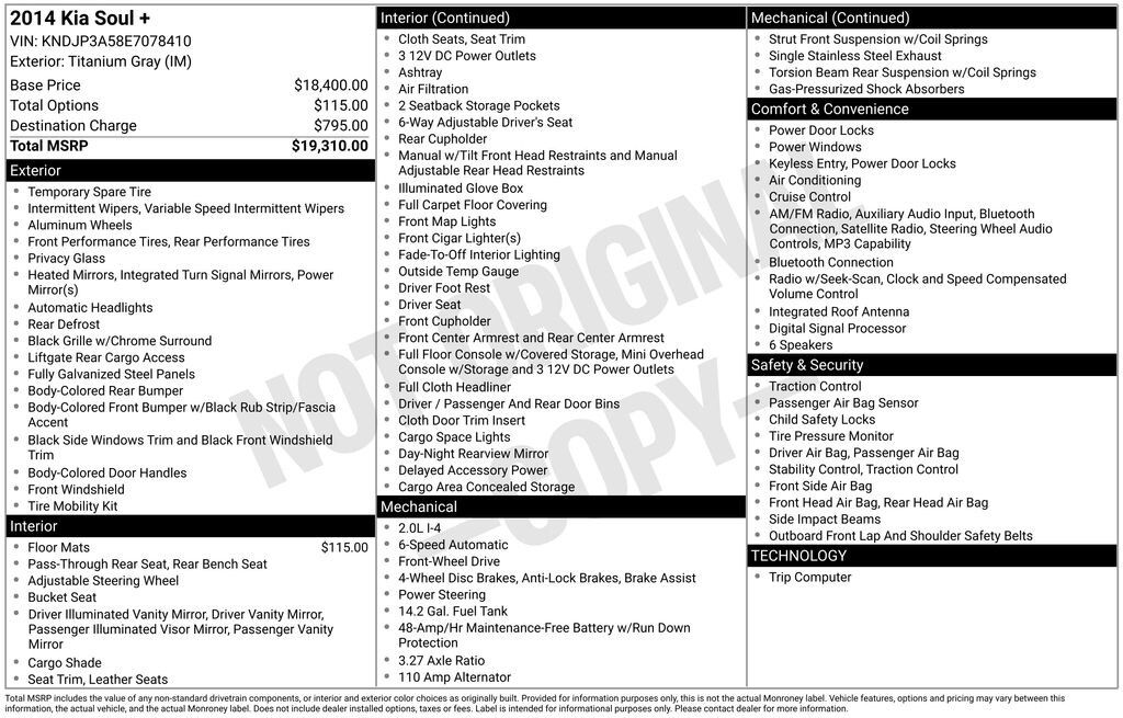 Used 2014 Kia Soul + Hatchback