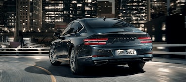 2021 Genesis G80 Rear Exterior Profile