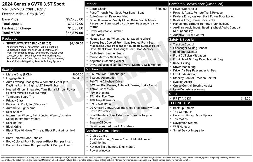 Used 2024 Genesis GV70 SUV