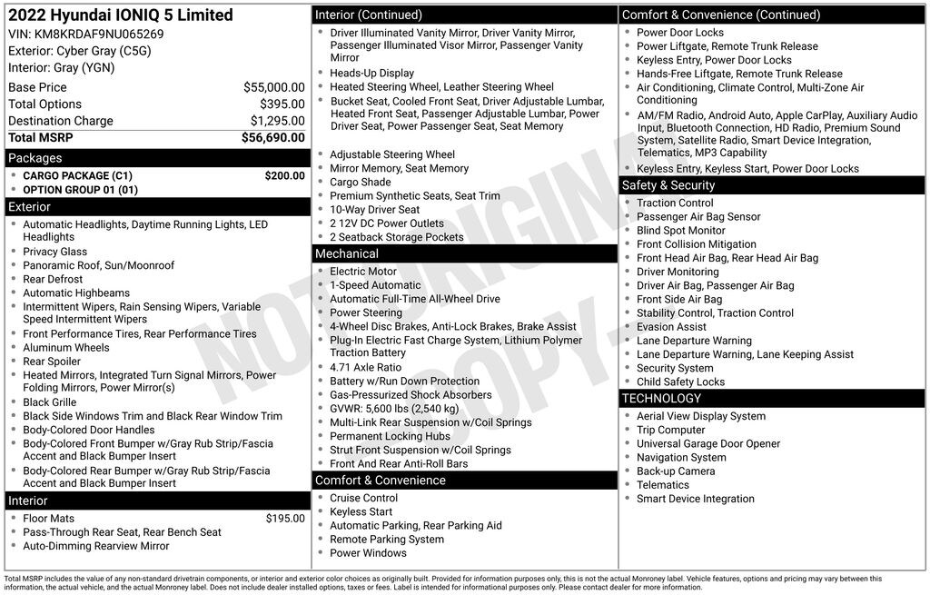 Used 2022 Hyundai IONIQ 5 Limited SUV