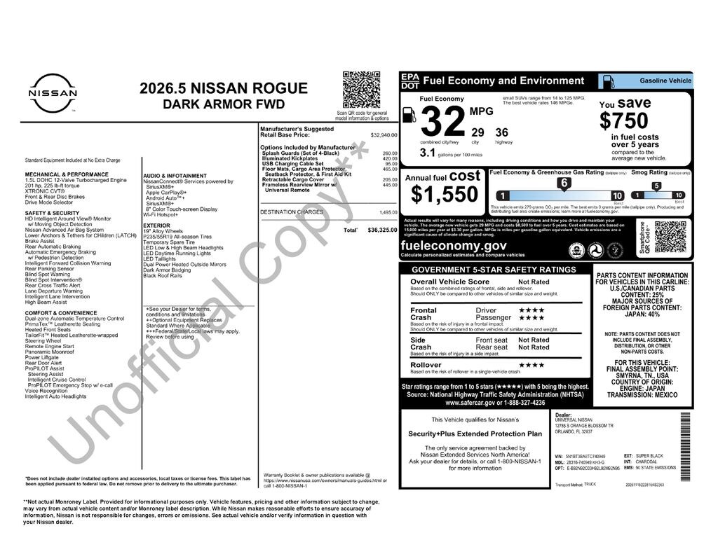 Used 2026 Nissan Rogue SUV