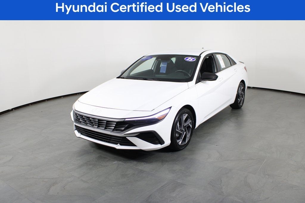 Certified 2025 Hyundai Elantra Hybrid SEL Sport Sedan