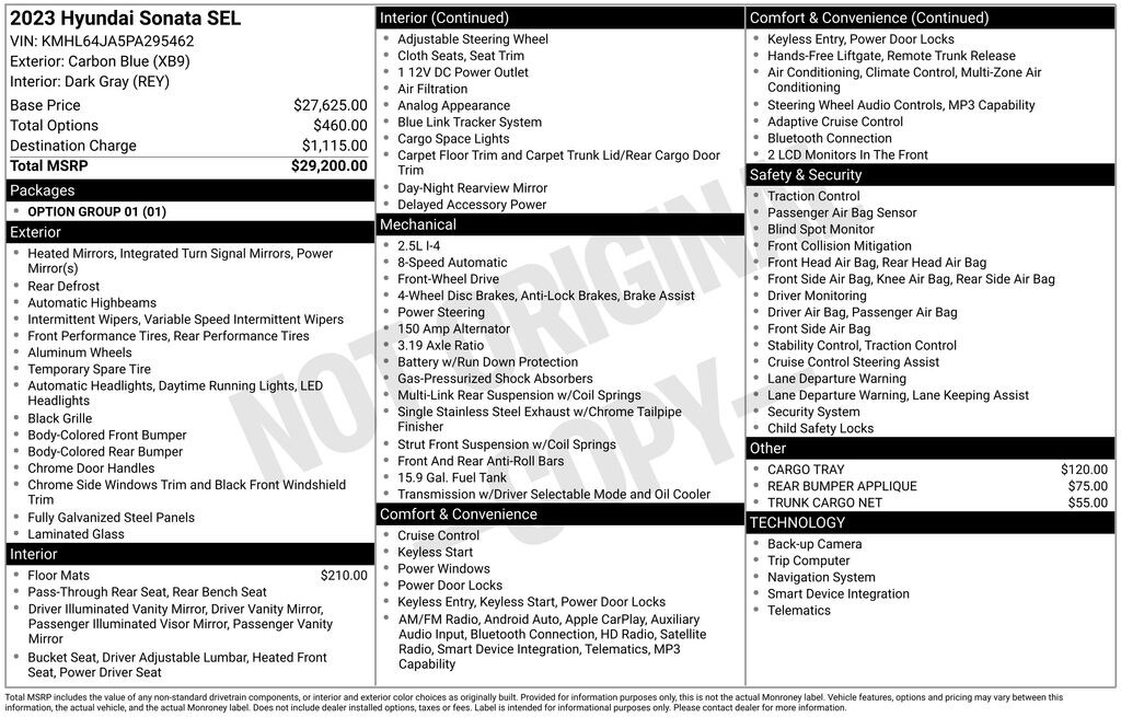 Used 2023 Hyundai Sonata Sedan