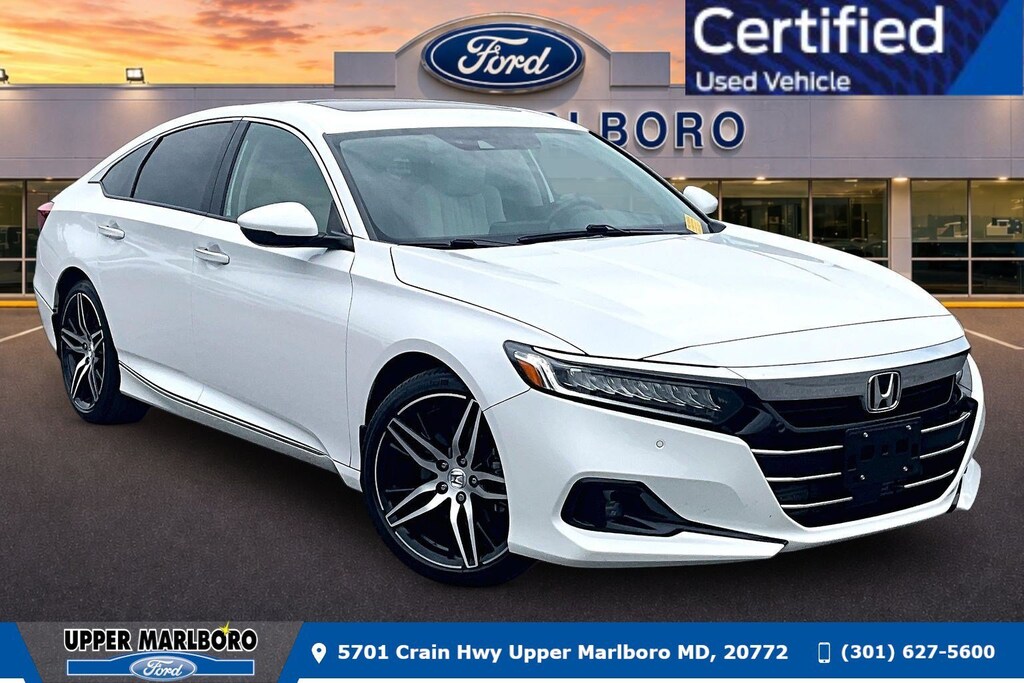Certified 2021 Honda Accord Sedan Touring Touring 2.0T Auto