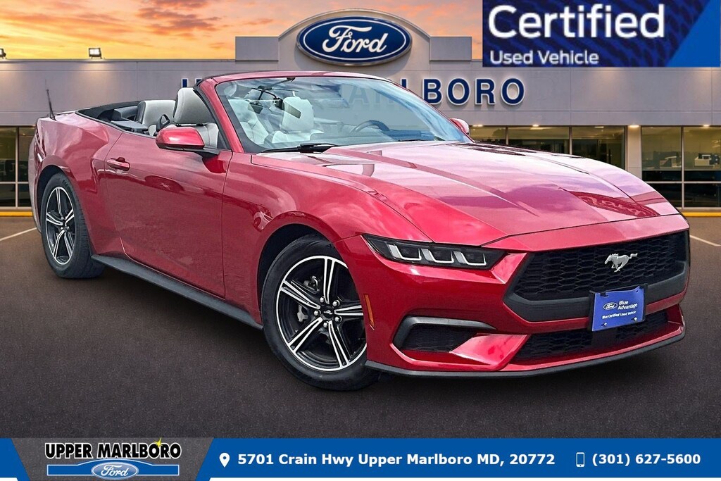 Certified 2024 Ford Mustang EcoBoost Premium Convertible
