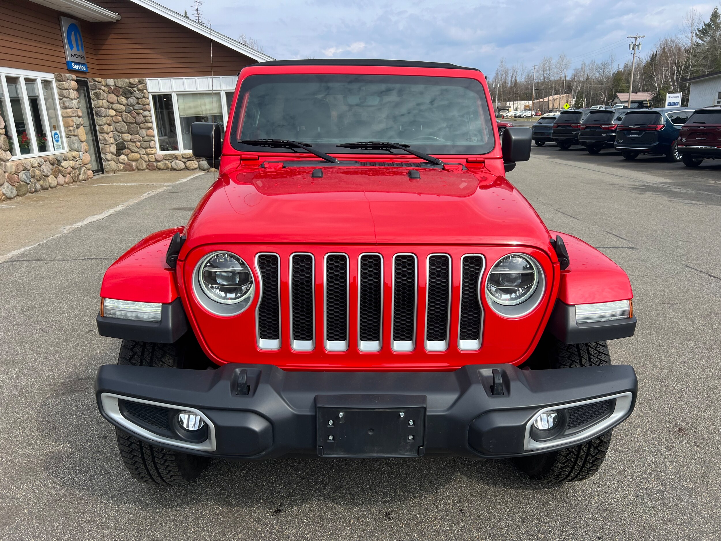 Used 2020 Jeep Wrangler Unlimited Sahara with VIN 1C4HJXEG5LW319507 for sale in Saranac Lake, NY
