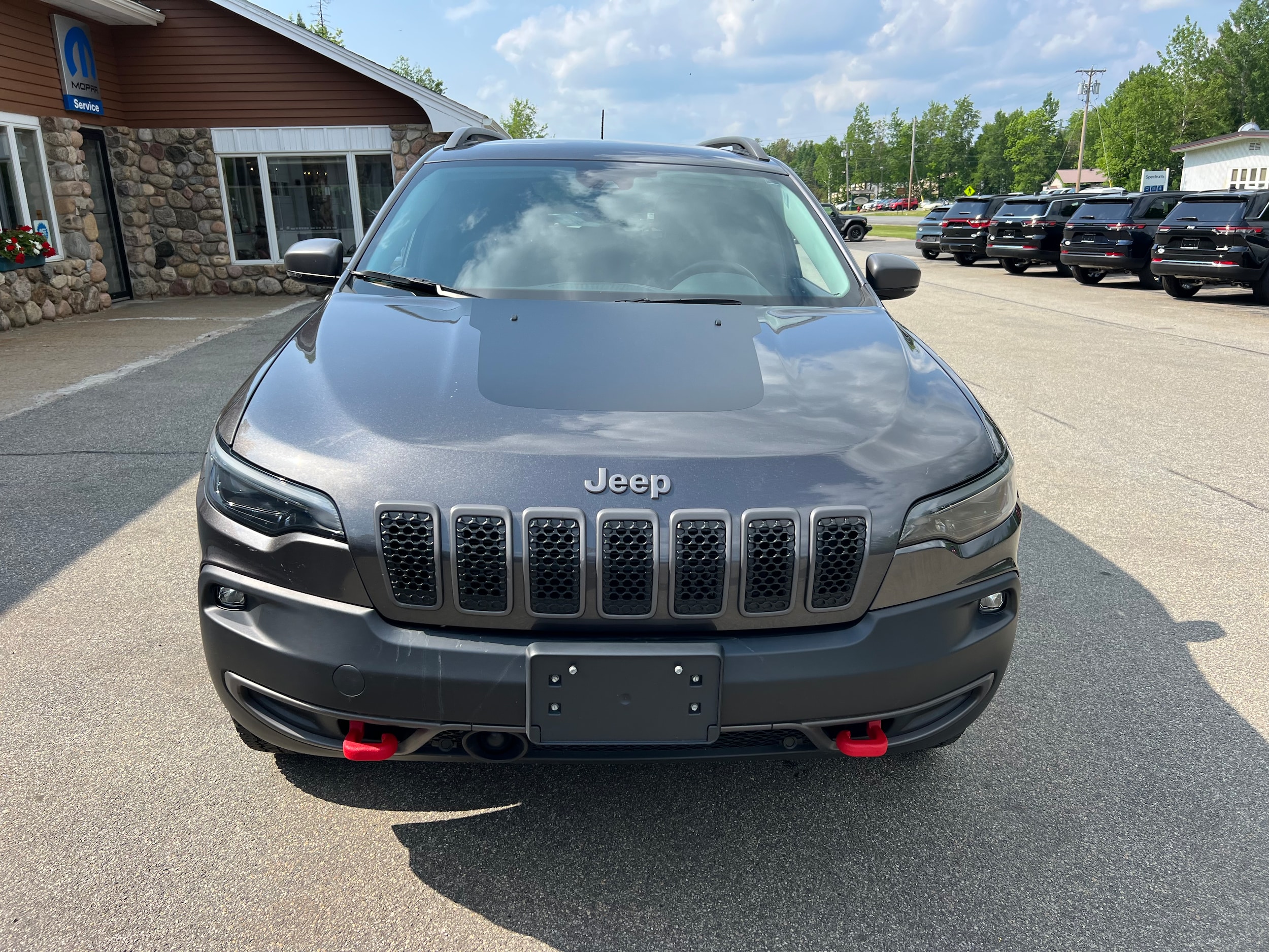 Used 2021 Jeep Cherokee Trailhawk with VIN 1C4PJMBX6MD167829 for sale in Saranac Lake, NY