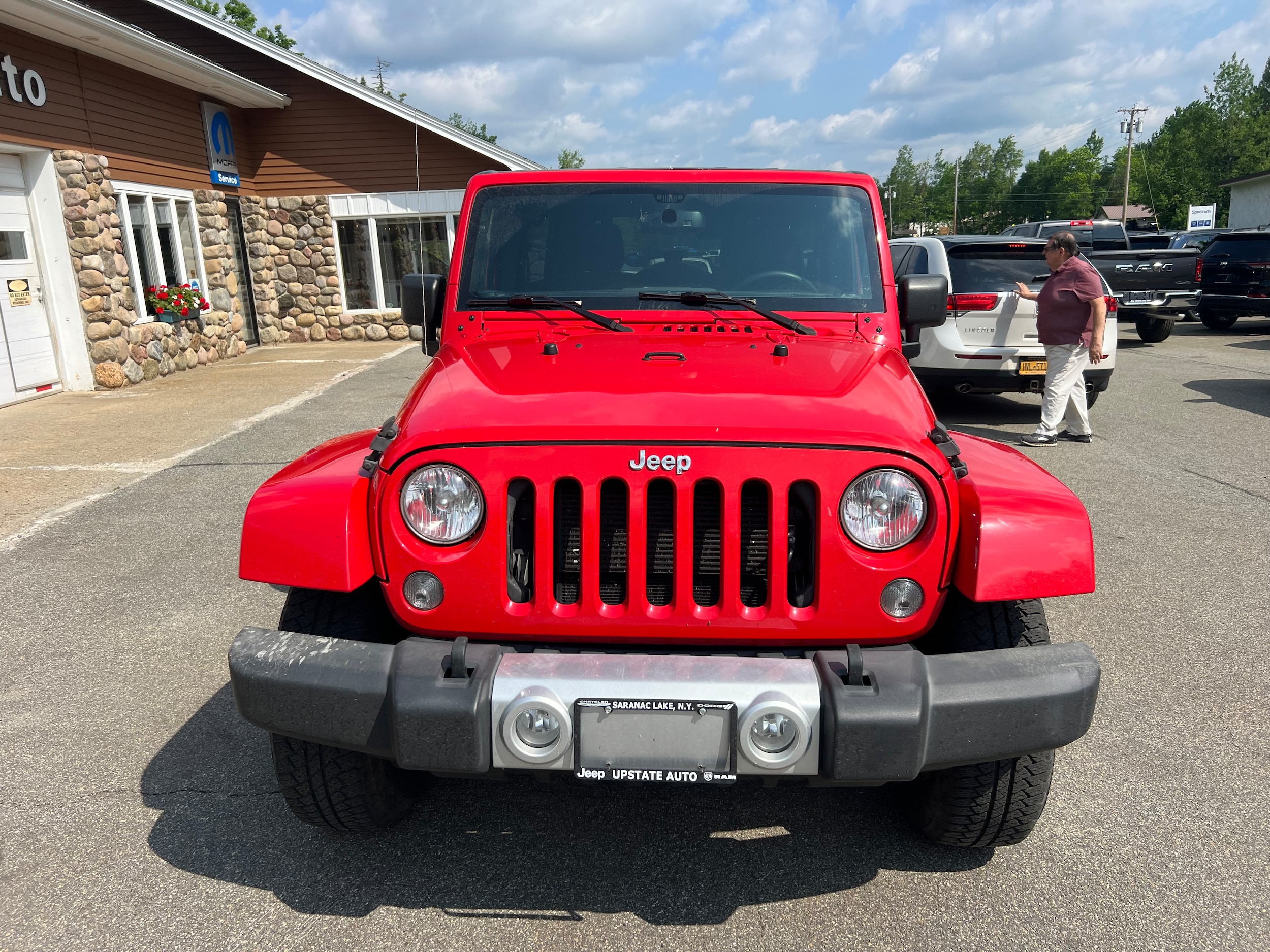 Used 2015 Jeep Wrangler Unlimited Sahara with VIN 1C4BJWEGXFL557634 for sale in Saranac Lake, NY