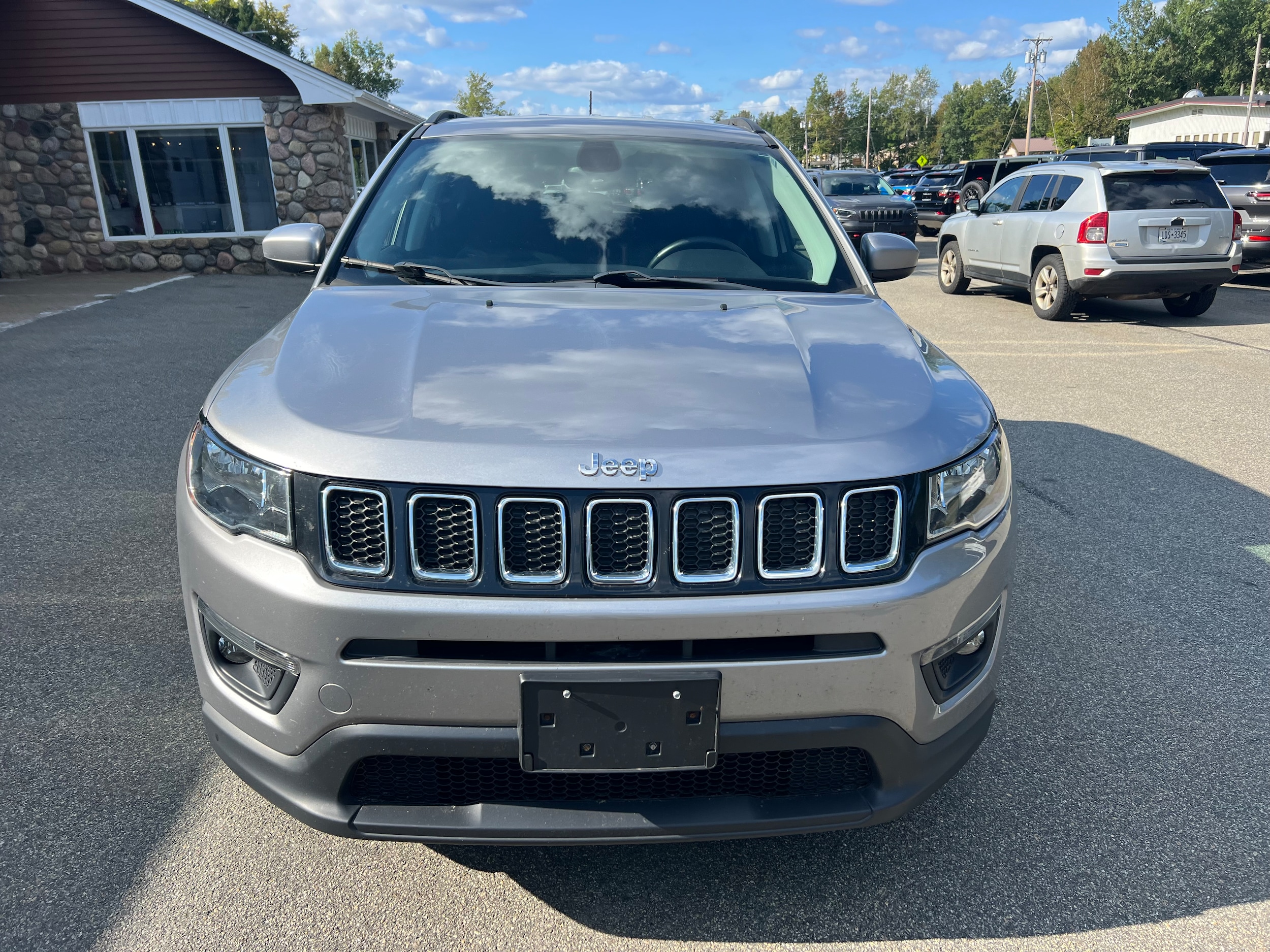 Used 2018 Jeep Compass Latitude with VIN 3C4NJDBB0JT167942 for sale in Saranac Lake, NY