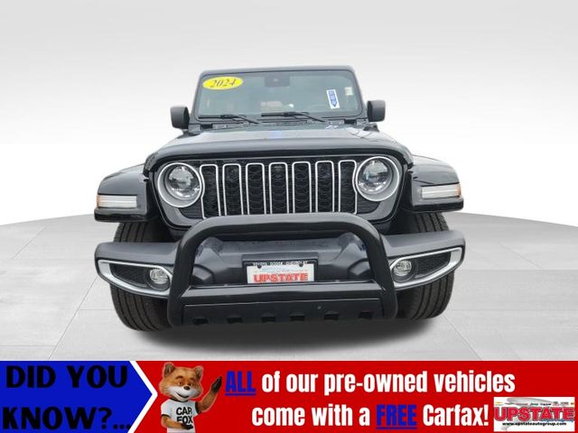 Used 2024 Jeep Wrangler 4xe Sahara 4XE with VIN 1C4RJXP68RW176537 for sale in Attica, NY