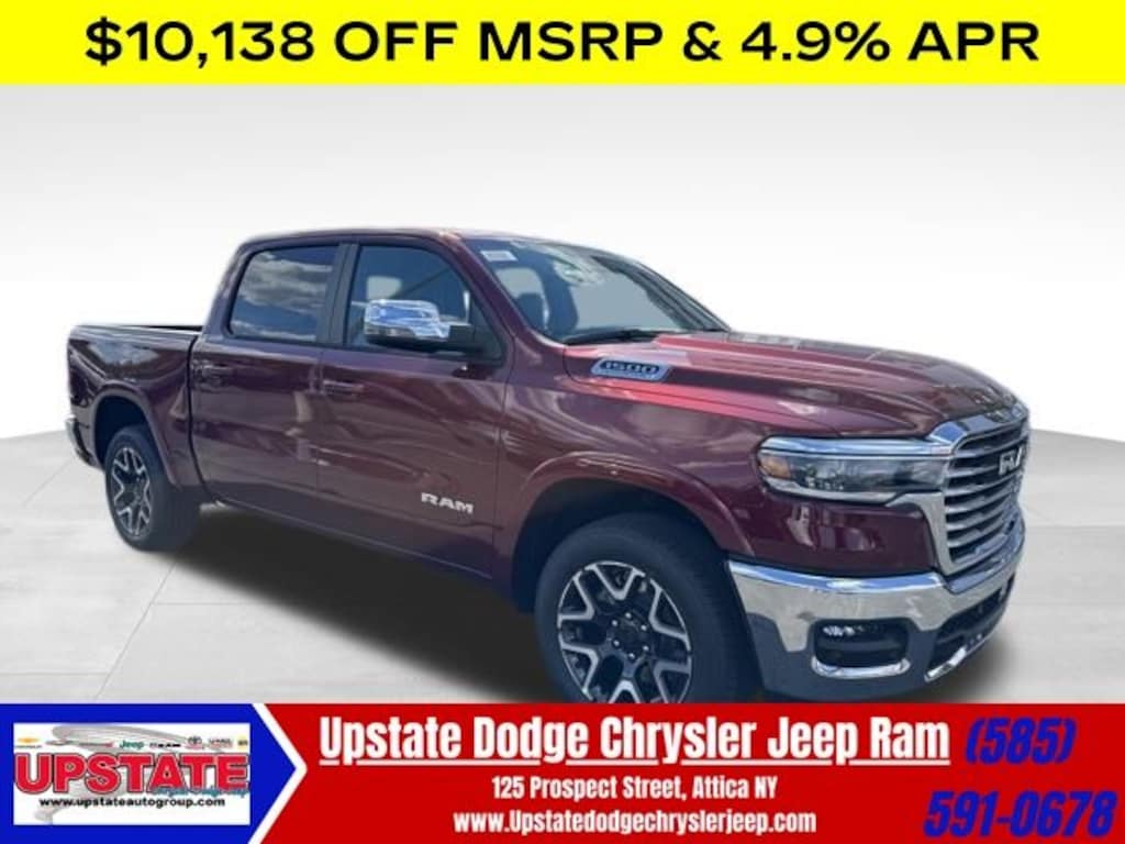 New 2026 Ram 1500 LARAMIE CREW CAB 4X4 5'7 BOX Pickup